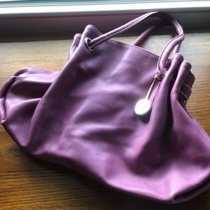 Purple Leather Furla Purse